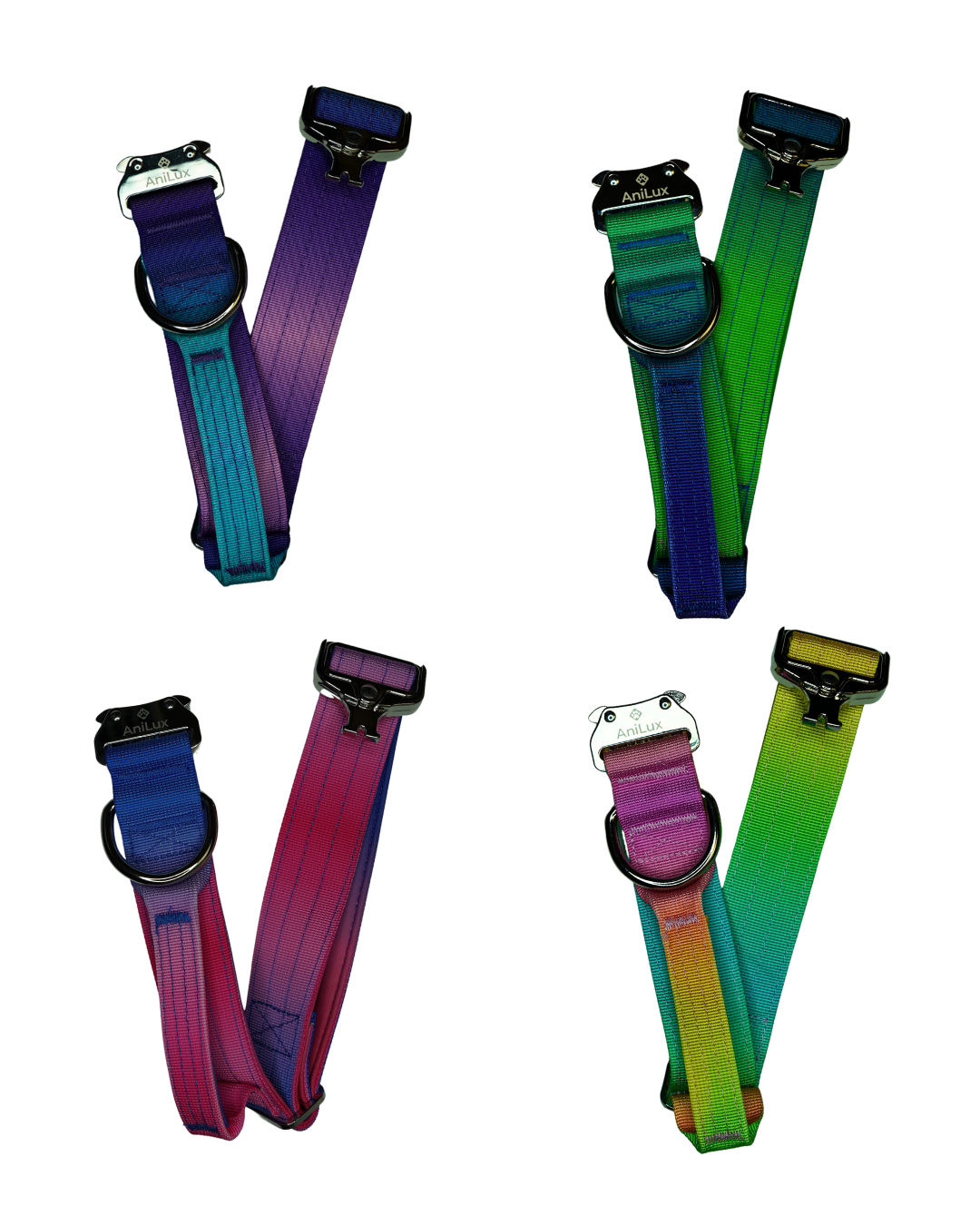 AniLux Hundehalsband Colorflow