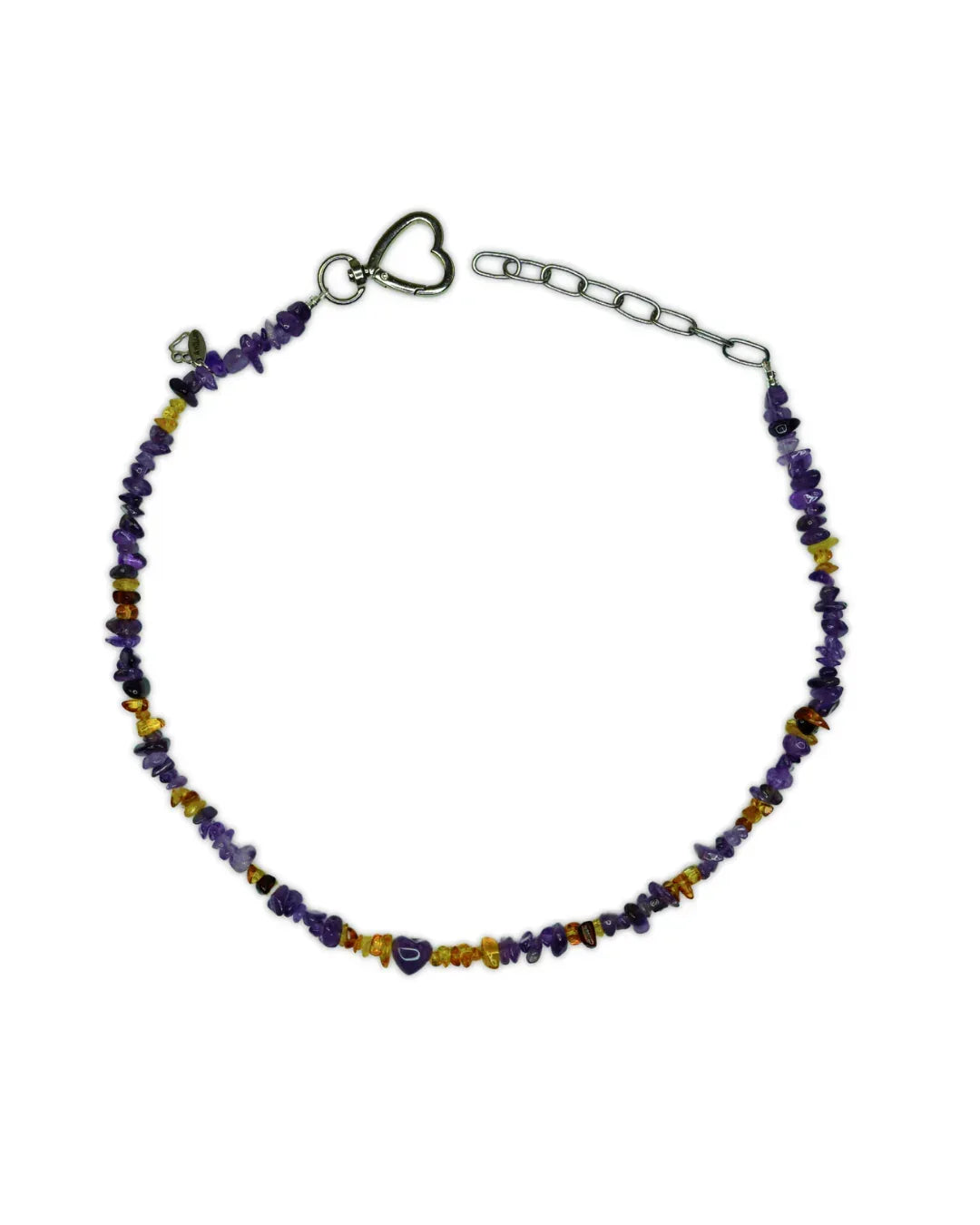 AniLux Signature Schmuckhalsband – Amethyst Harmony