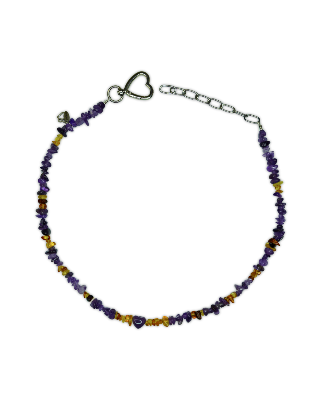AniLux Signature Schmuckhalsband – Amethyst Harmony