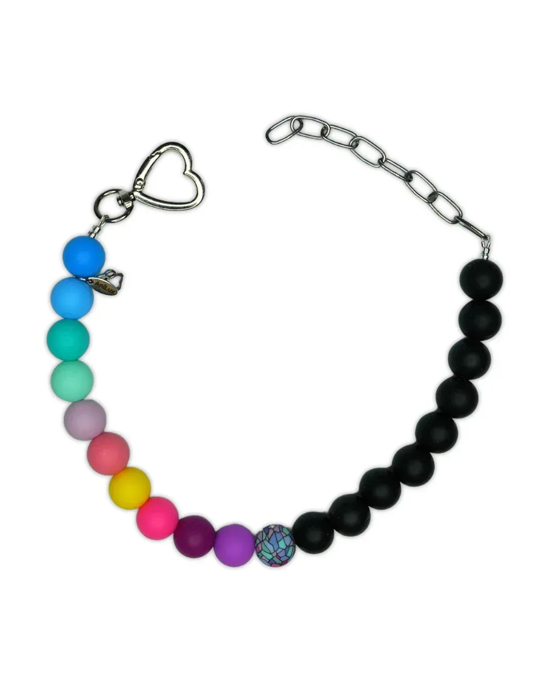 AniLux Signature Schmuckhalsband – Black Rainbow - AniLux