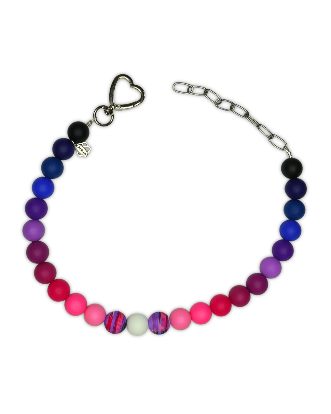 AniLux Signature Schmuckhalsband – Purple Flow