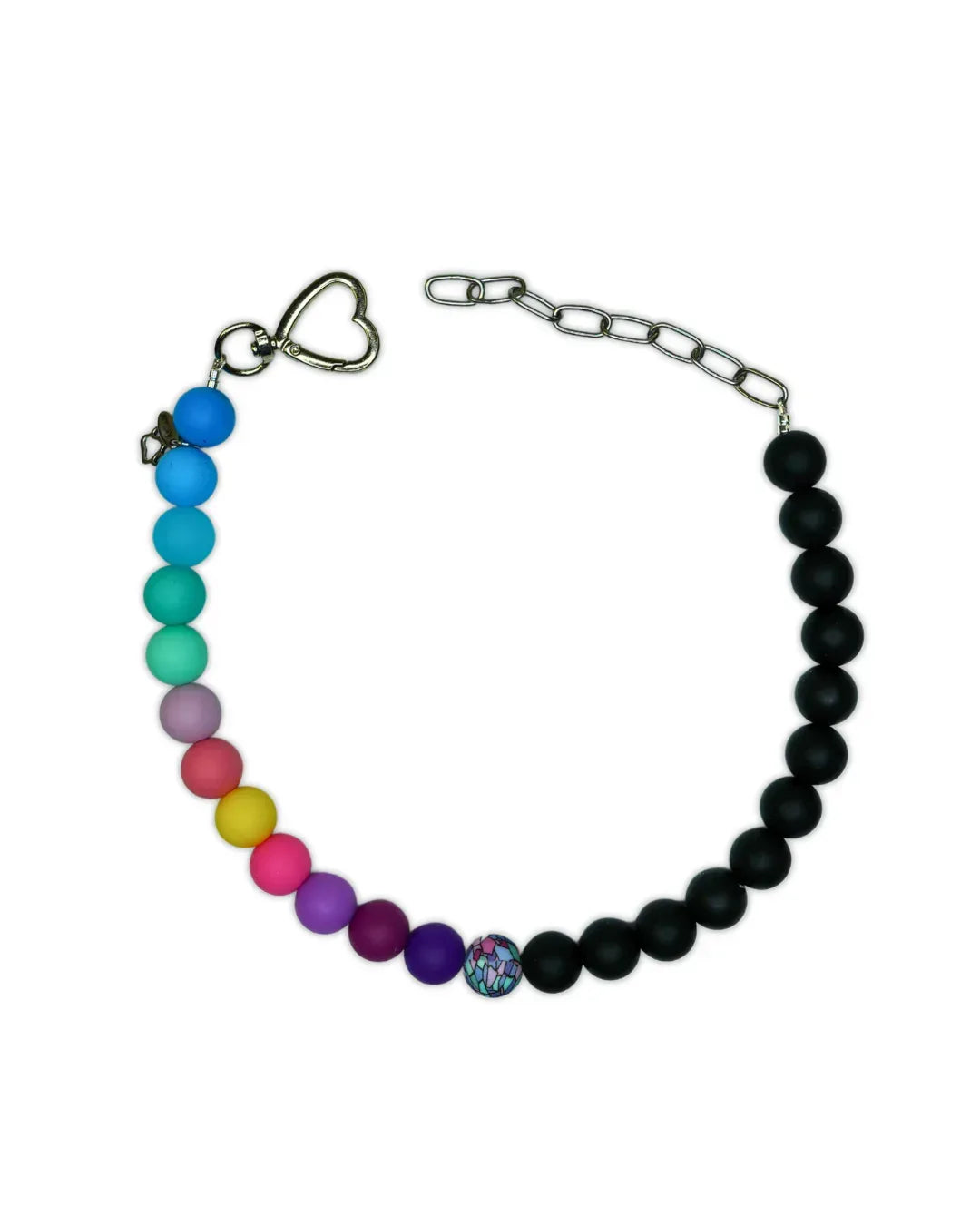 AniLux Signature Schmuckhalsband – Rebel Rainbow - AniLux
