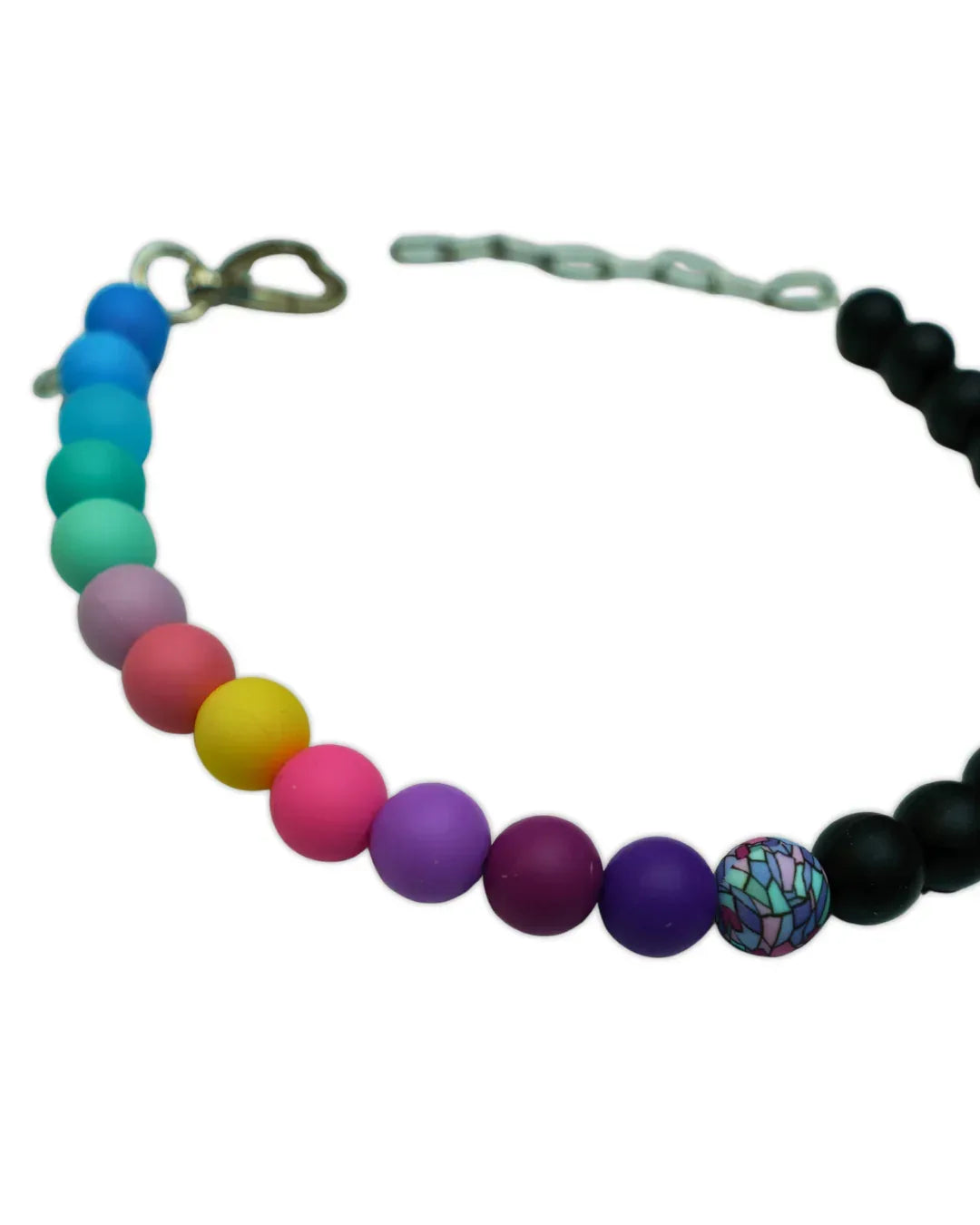AniLux Signature Schmuckhalsband – Rebel Rainbow - AniLux