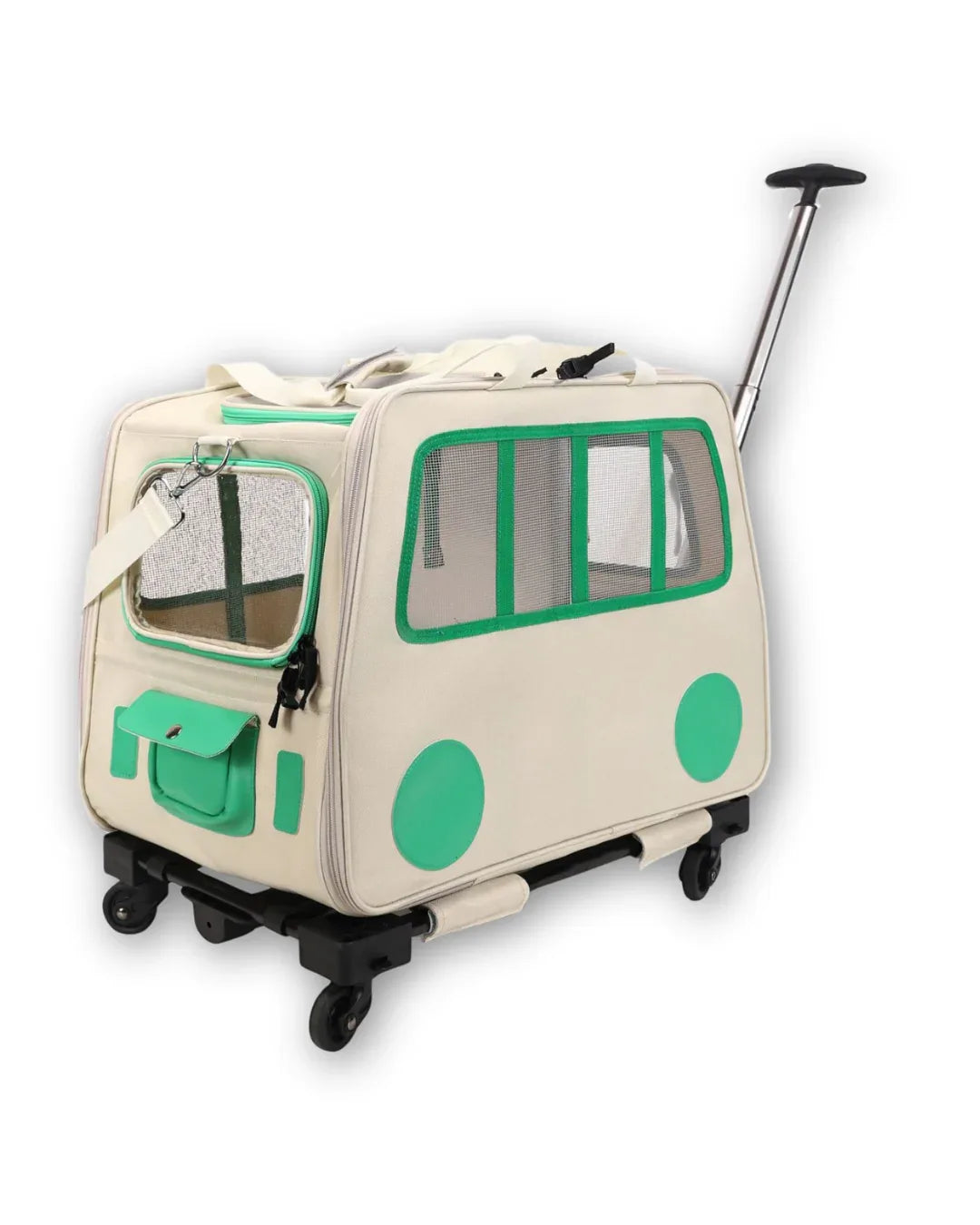 Transportbox mit Rollen für Katzen und kleine Hunde - AniLux